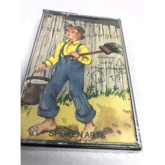 Factory Sealed The Adventures of Tom Sawyer Cassette, Mark Twain, Spoken Arts 19 - Picture 1 of 4